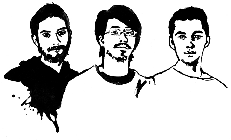 Paul, Kosuke, and Oliver